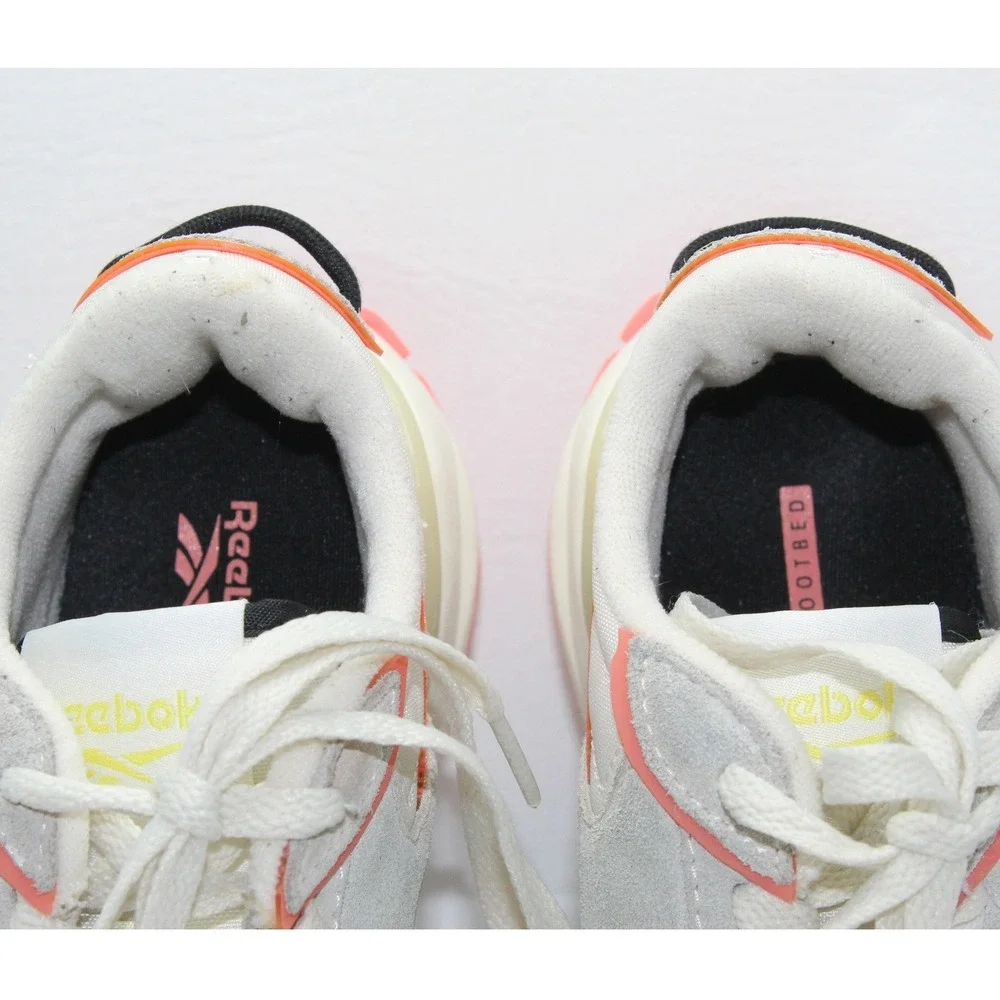 Reebok Legacy AZ Womens Sneakers Chalk‎ Neon Cherry Suede GZ1416 Size 7
